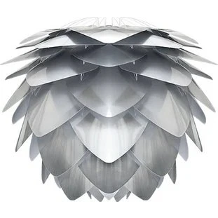 UMAGE Silvia Mini lampeskærm, børstet stål 32 cm