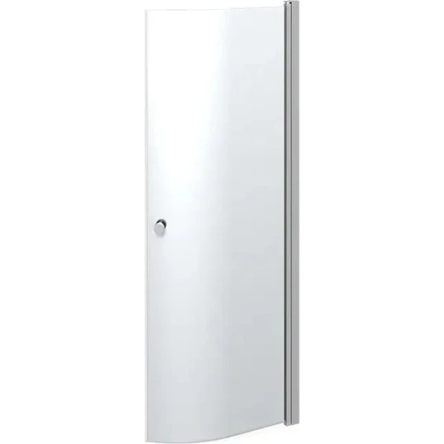Scanbad Brusedør E Halvrund 200x89–91 cm Satin/Klar