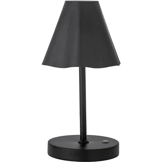 Bloomingville Lianna genopladelig bordlampe, sort