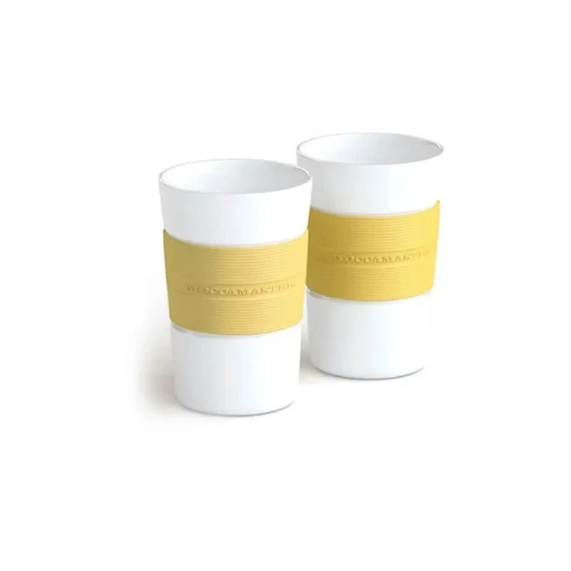 Moccamaster Porcelænskrus 2-pak Pastel Gul (200 ml)