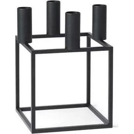 Audo Copenhagen Kubus 4 lysestage, sort