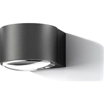 LOOM DESIGN Frey LED Væglampe Down IP65 – Sort