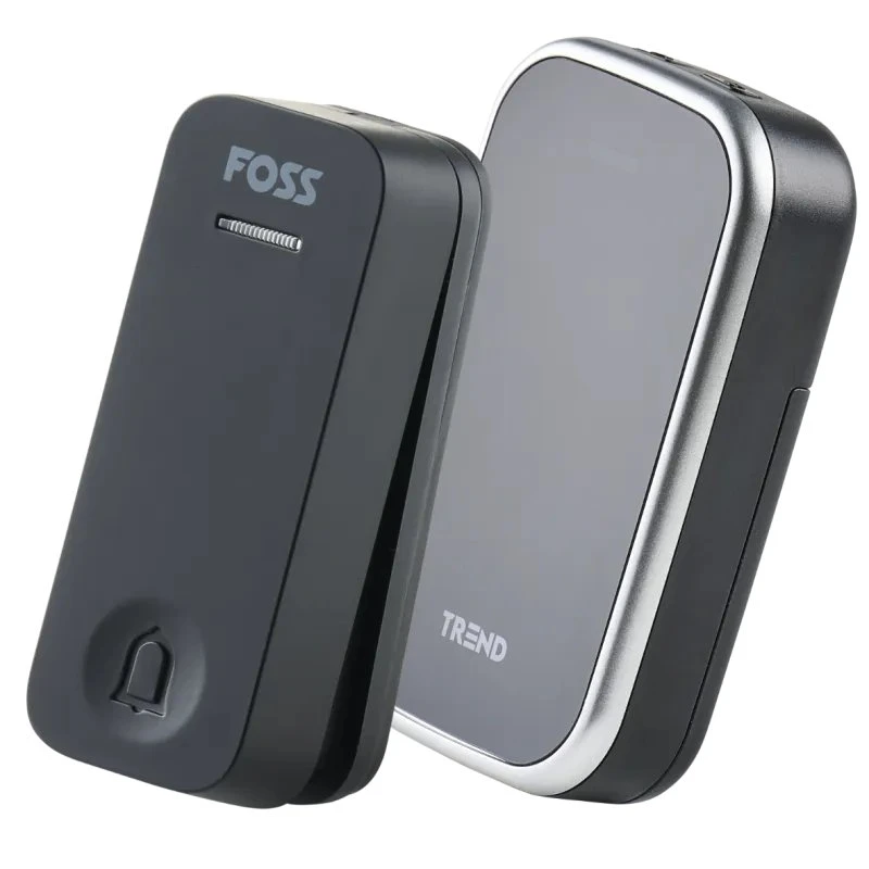 Trend Dørklokke Novus BLUU1 trådløs sort (batteri)