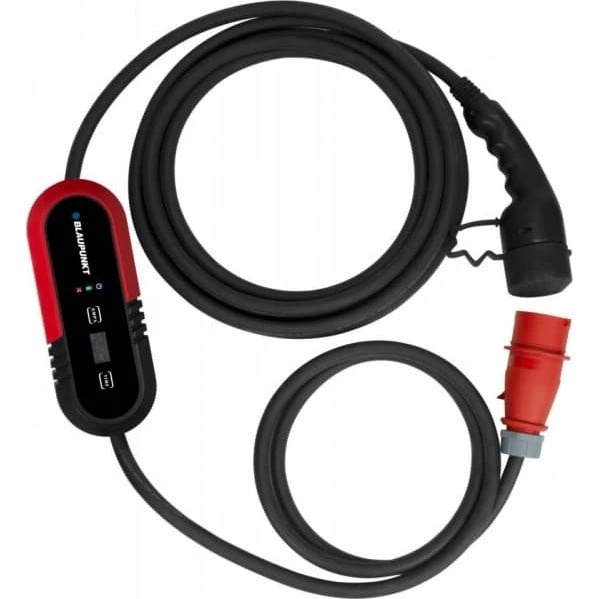 Blaupunkt P3PM2T2 elbilslader 11 kW, 8 m, 3‑fase (Type 2)