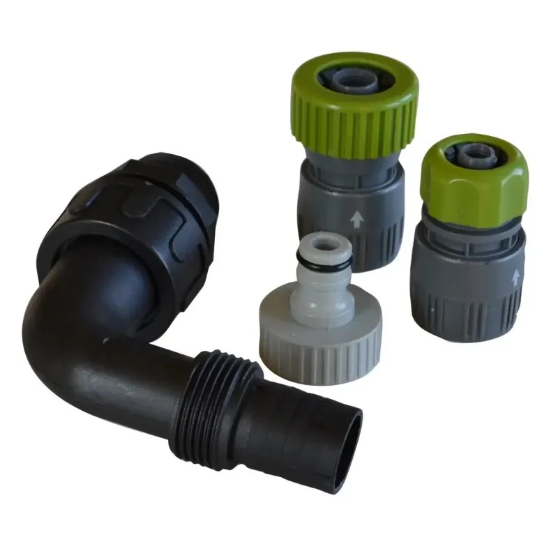 AL-KO 1" vinkelstuds med fitting til trykpumpe