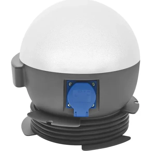 Lena Future Ball 20W LED arbejdslampe 2400 lm - DK-stik, 2x strøm