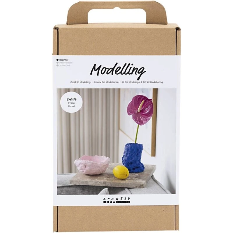 Creativ Company DIY-kit Papmaché: Vase og skål