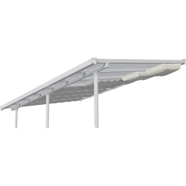 Palram Canopia Gardinsæt til Feria 16,1 m² (3x5,46 m) – Hvid