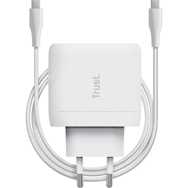 Trust Maxo USB-C vægoplader 65 W – hvid