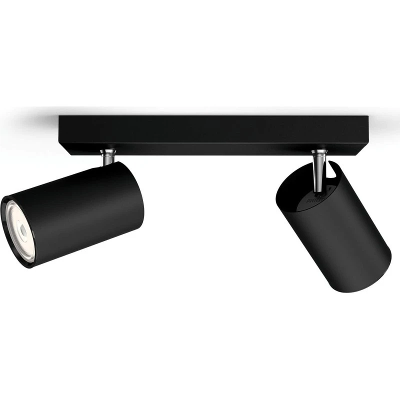 Philips myLiving Kosipo 2-spot, sort 24 cm (GU10)