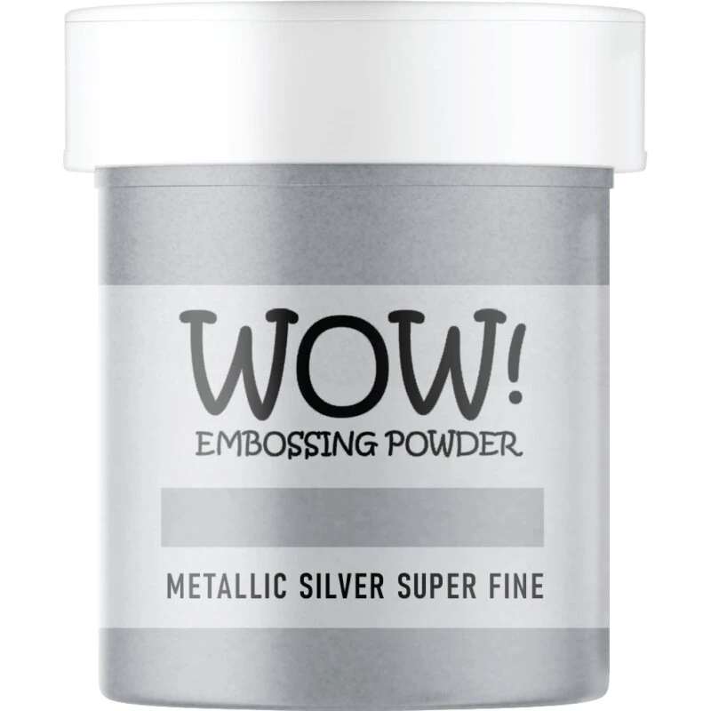 WOW Embossing Powder Superfine Metallic Silver 15 ml