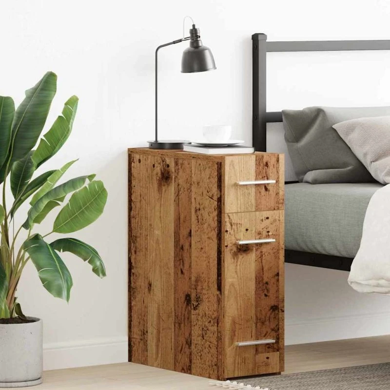 vidaXL Apotekerskab gammelt træ 20x45,5x60 cm