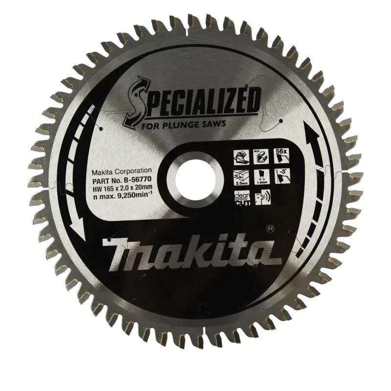 Makita HM-savklinge 165×20 mm, 56 tænder (B-56770)