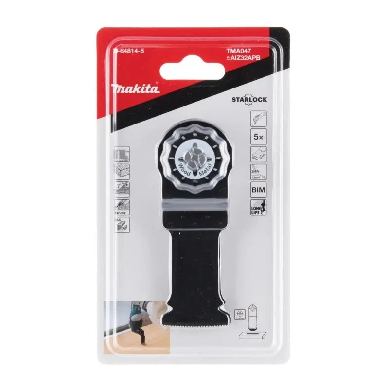 Makita Multicut AIZ32APB 32 mm dybdeskæringsklinger, 5 stk