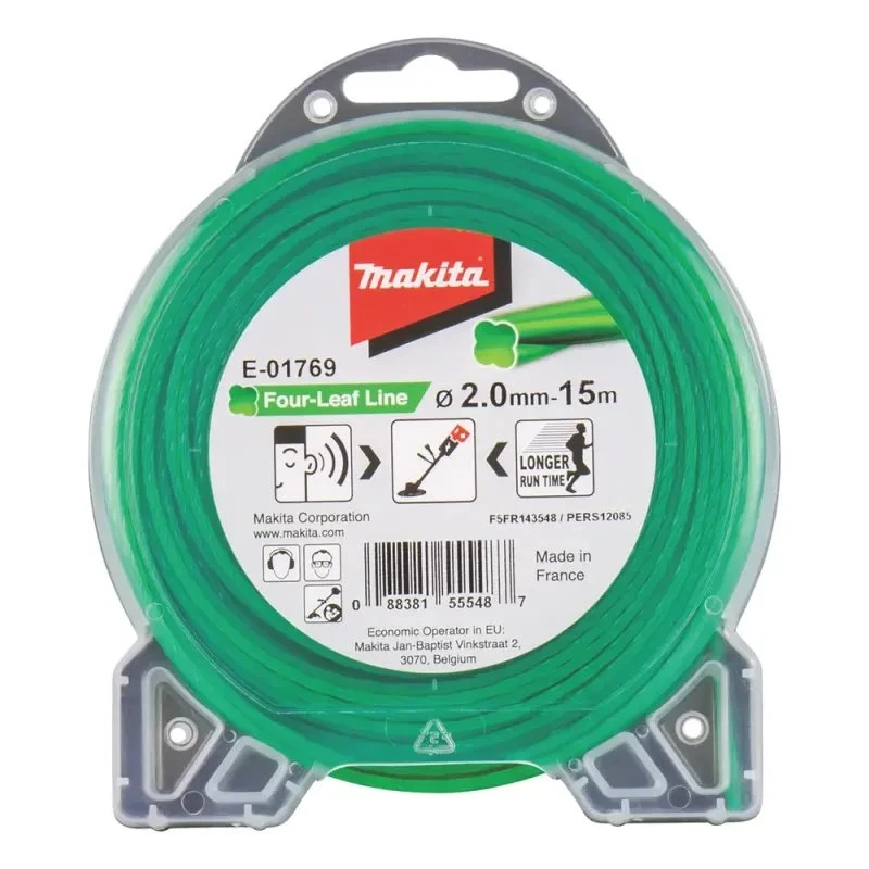 Makita græstrimmerline 2,0 mm x 15 m – lav støj