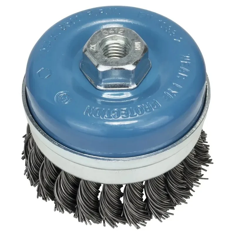 Bosch Kopstålbørste 90 mm M14 – 0,8 mm (1608614000)