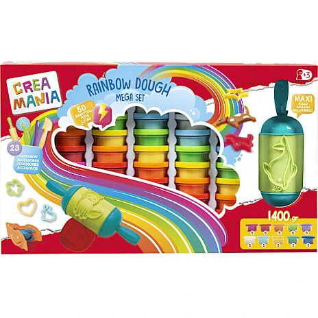 Rainbow modellervoks legesæt – til børn fra 3 år