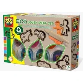 SES Creative Modellervoks 7 x 90 g + udstikkere (14 dele)