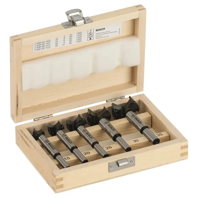 Bosch Kunstborsæt hårdmetal 5 dele Ø15-20-25-30-35 mm