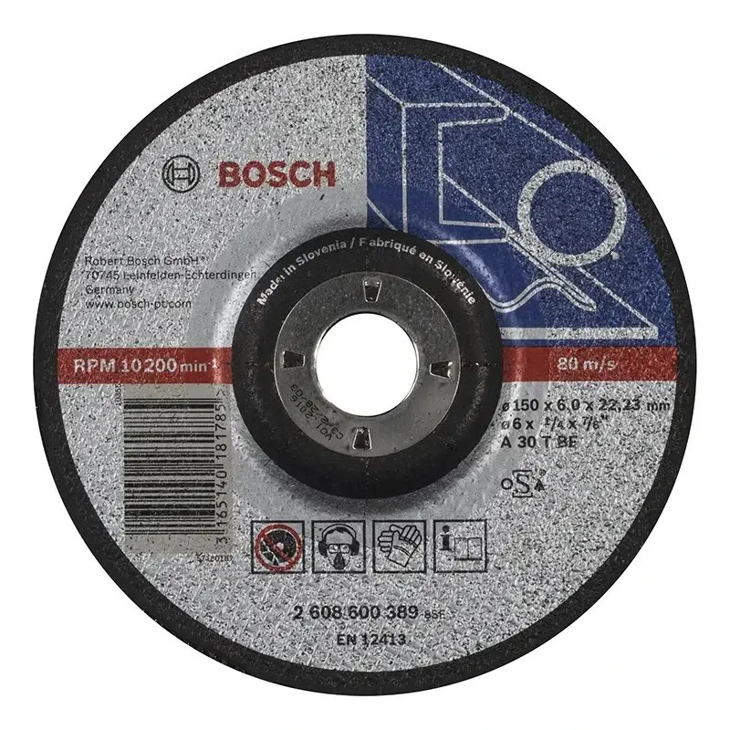 Bosch Skrubbeskive Expert for Metal 150x22,2x6 mm K30