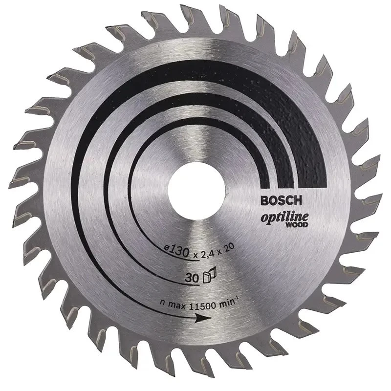 Bosch Optiline Wood rundsavsklinge 130x2,4x16 mm, 30 t