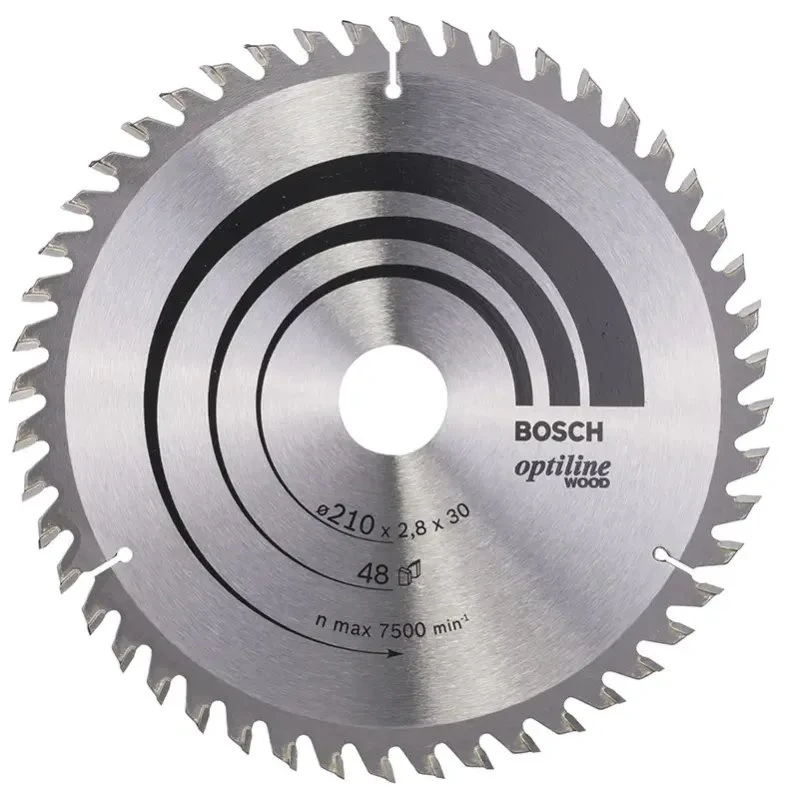 Bosch Optiline Wood rundsavsklinge 210x30x2,8 mm 48T