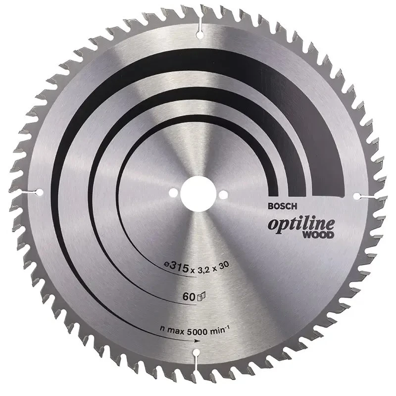 Bosch Optiline Wood rundsavsklinge 315x30x3,2 mm 60T