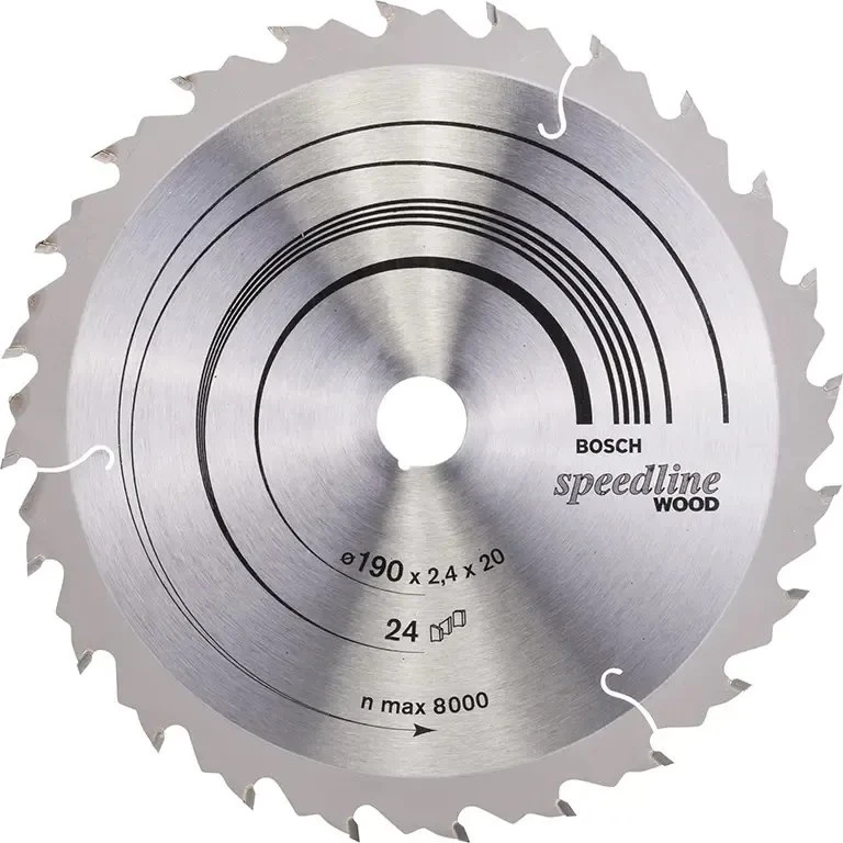 Bosch Speedline Wood rundsavsklinge 190 x 20 mm, 24T