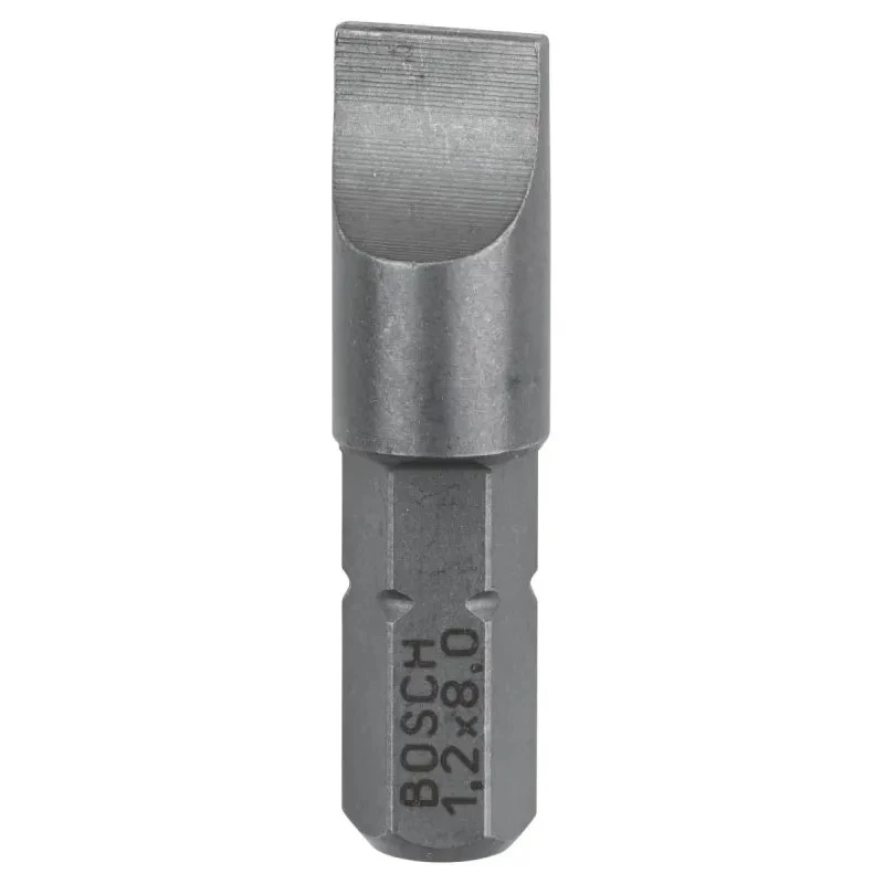 Bosch Skruebit Lige 1,2x8,0 mm 25 mm 1/4" 3 stk (ekstra hård)