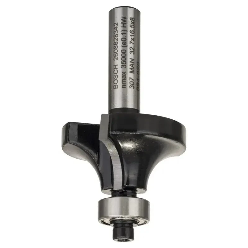 Bosch Afrundingsfræser HM 8 mm R1, L 17 mm