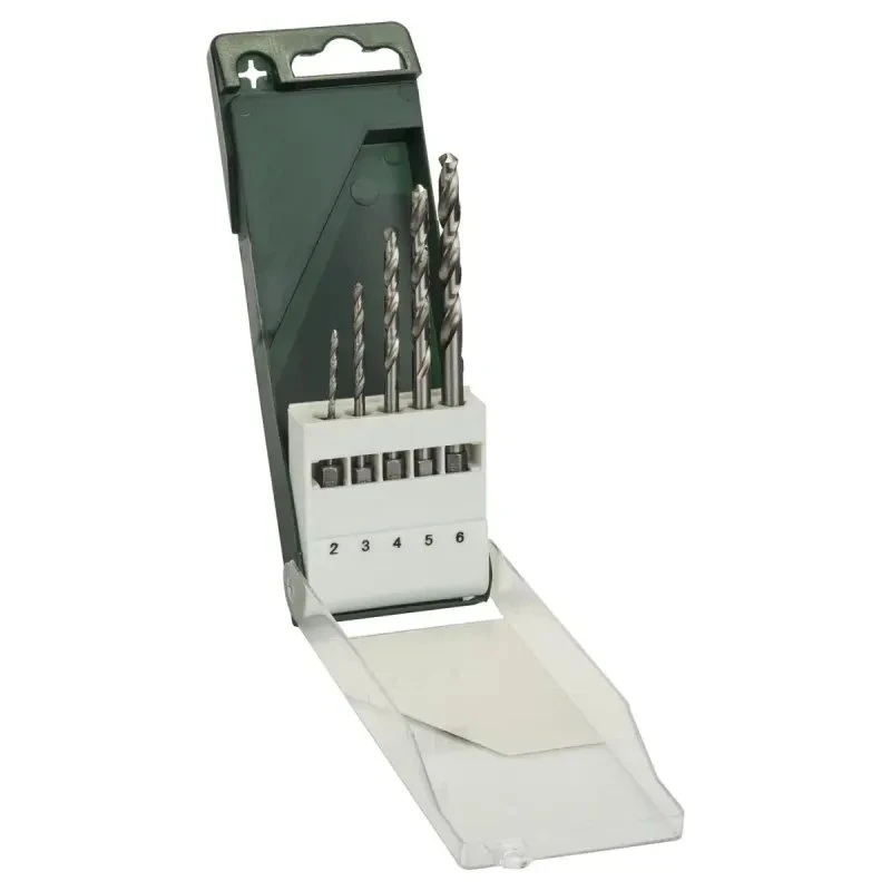 Bosch Metalborsæt HSS-G 2-6 mm, sekskantskaft 5 stk