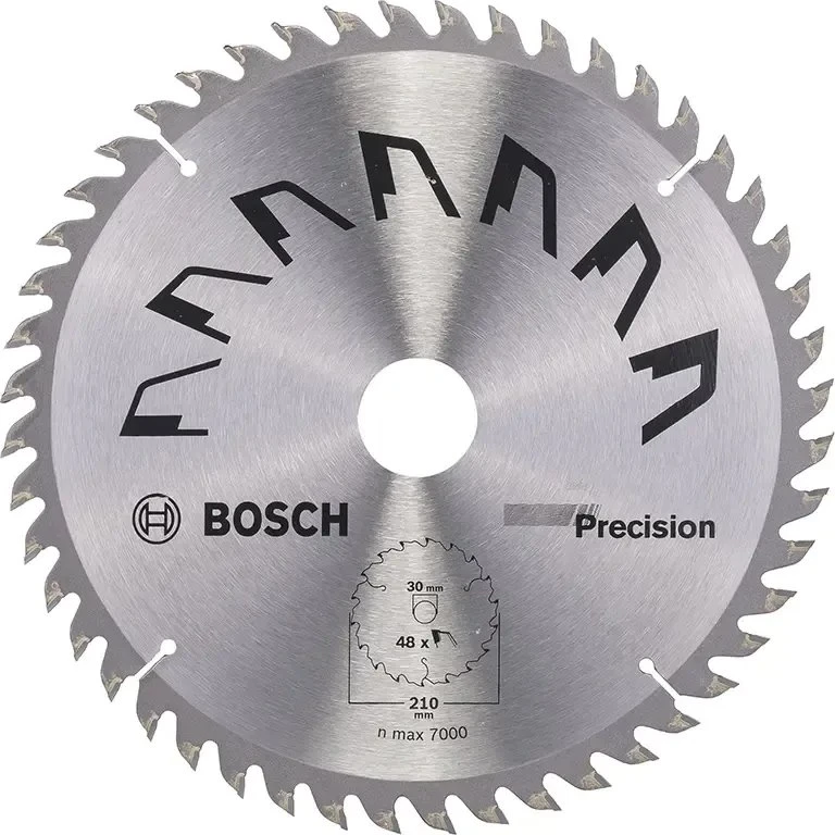 Bosch Rundsavsklinge Precision 210x2x30 mm T48