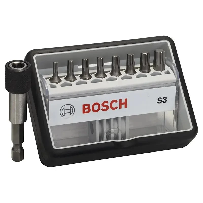 Bosch Robust Line Bitssæt S3 T8 25 mm – 9 dele (2607002562)