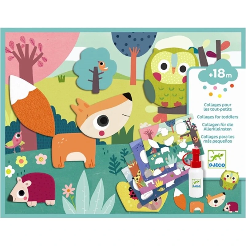 Djeco Collage Kreative Dyr