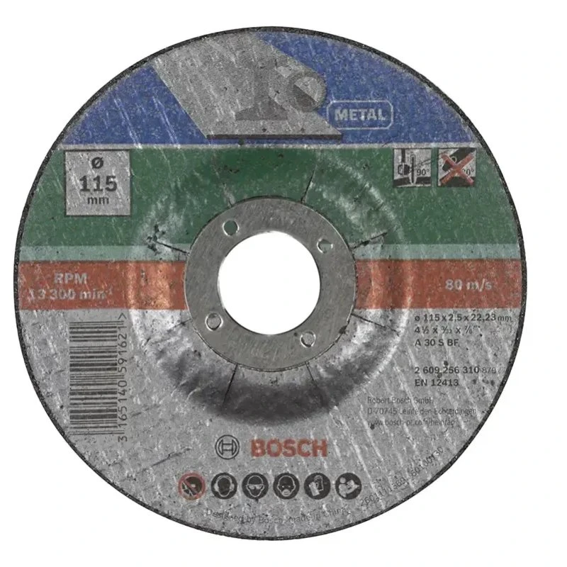Bosch Skæreskive Metal 115x2,5 mm forkrøppet (2609256310)