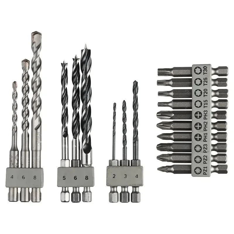 Bosch Uneo Mixed Set 19 dele – bor- og bitsæt