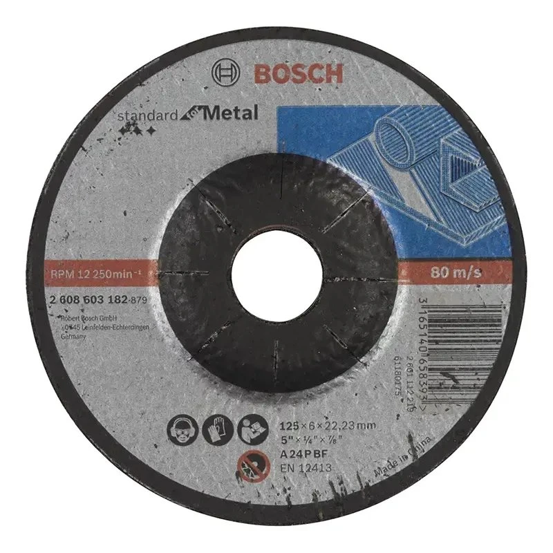 Bosch Skrubbeskive forkrøppet Standard Metal 125x6 mm (A24 P BF)