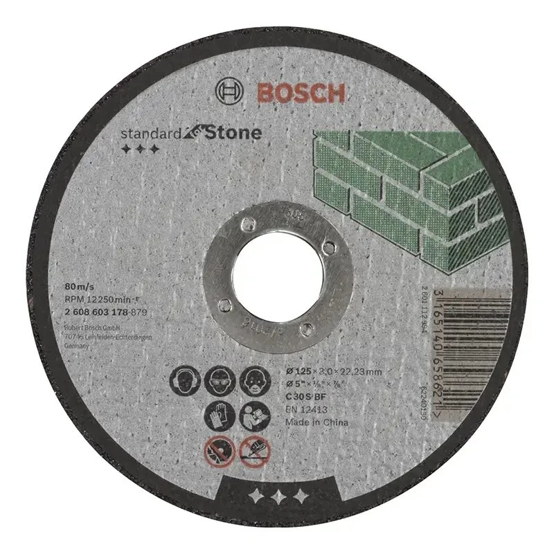 Bosch Skæreskive Standard for Stone 125x3 mm