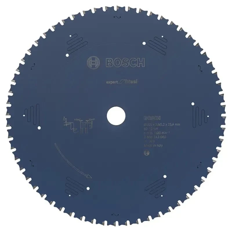 Bosch Expert for Steel rundsavsklinge 305x25,4x2,6 mm 60T