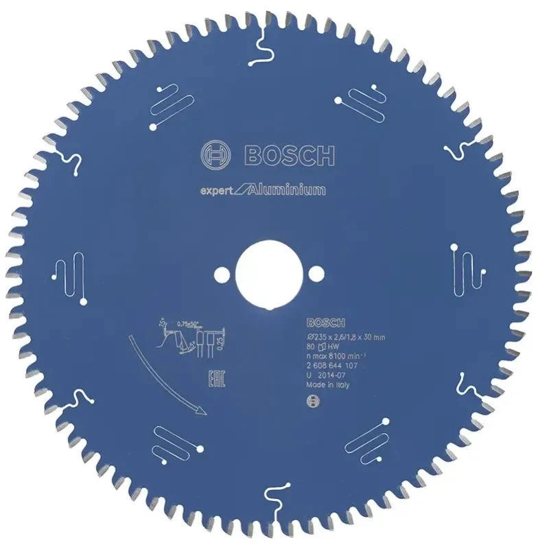 Bosch Rundsavsklinge Expert for Aluminium 235x30x2,6 mm 80T