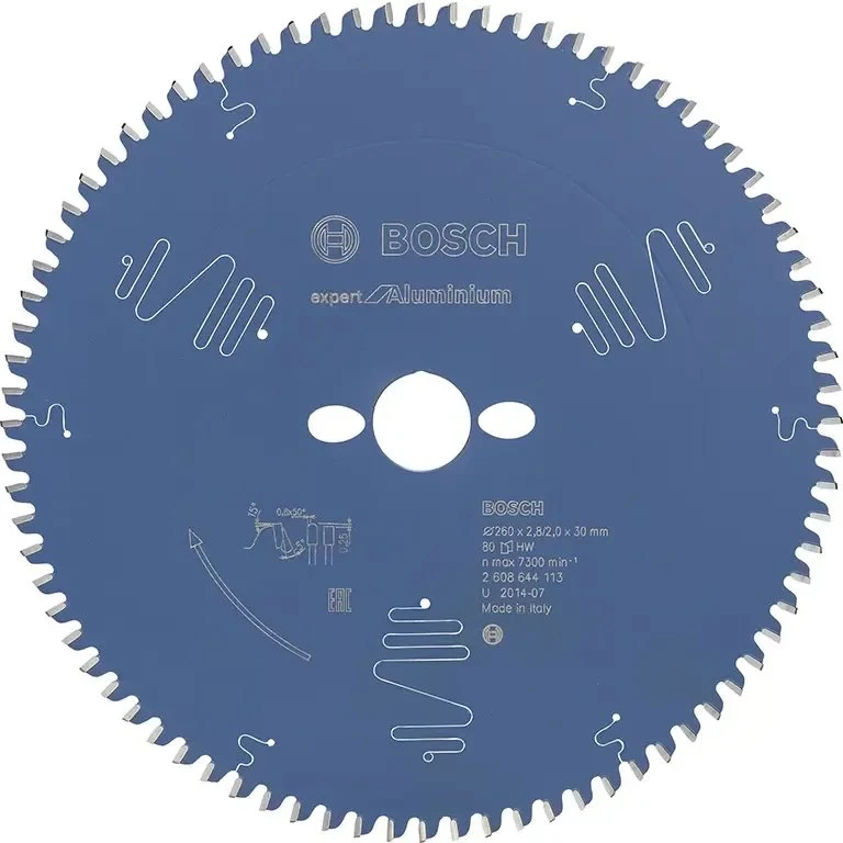 Bosch Rundsavsklinge Expert Alu 260x30x2,8 mm, 80T
