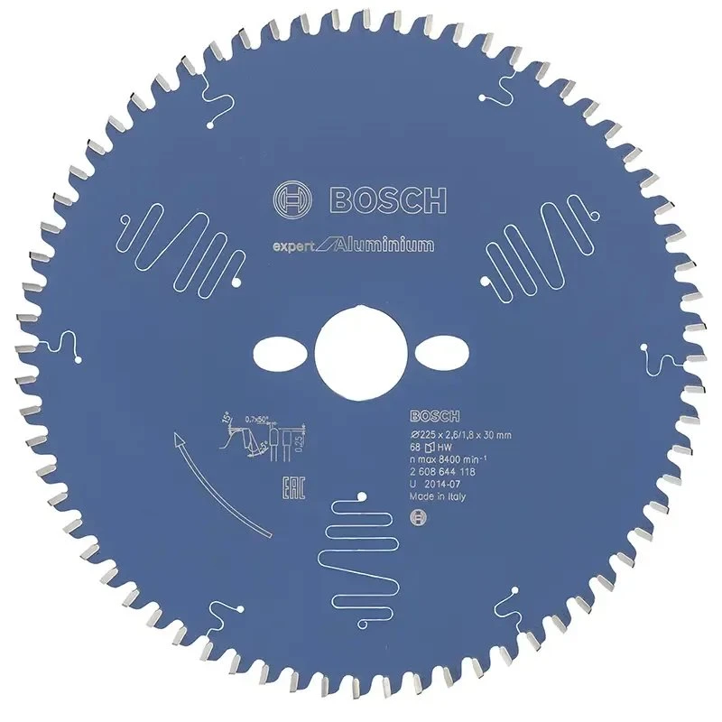 Bosch Rundsavsklinge Expert for Aluminium 225x30x2,6 mm 68T