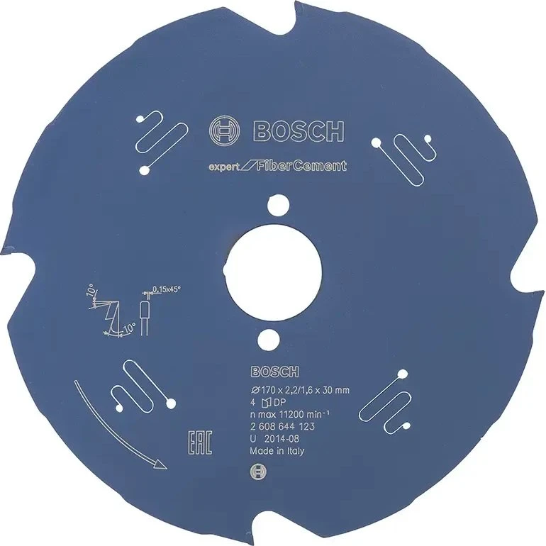 Bosch Rundsavklinge Expert for Fibre Cement 170x30x2,2mm 4T