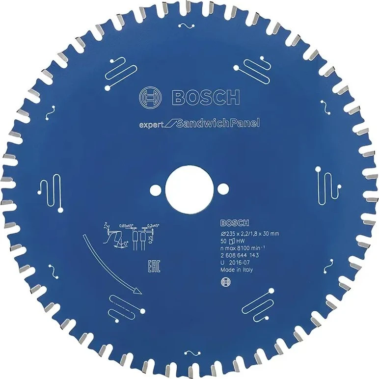 Bosch Rundsavsklinge Expert for Sandwich Panel 235x2,2x30mm 50T