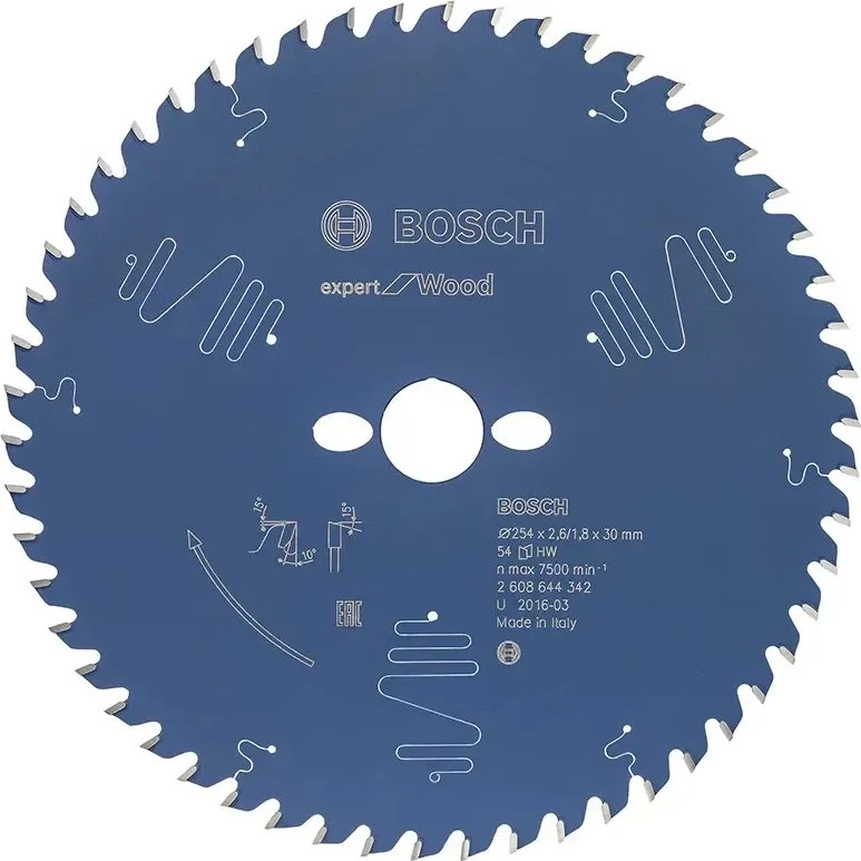 Bosch EX WO T rundsavsklinge 254x30mm 54T