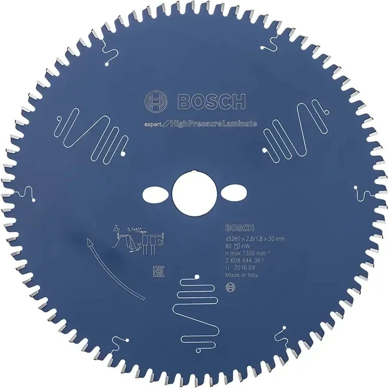 Bosch EX TR B rundsavklinge 260x30x2,8 mm 80T