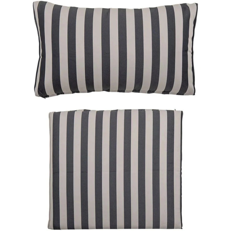 Bloomingville Mundo pudebetrækssæt 2 stk. – sort/hvid