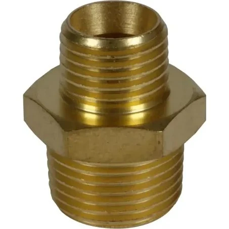 Einhell overgangsnippel til trykluft 3/8" – 1/4" udv. gevind