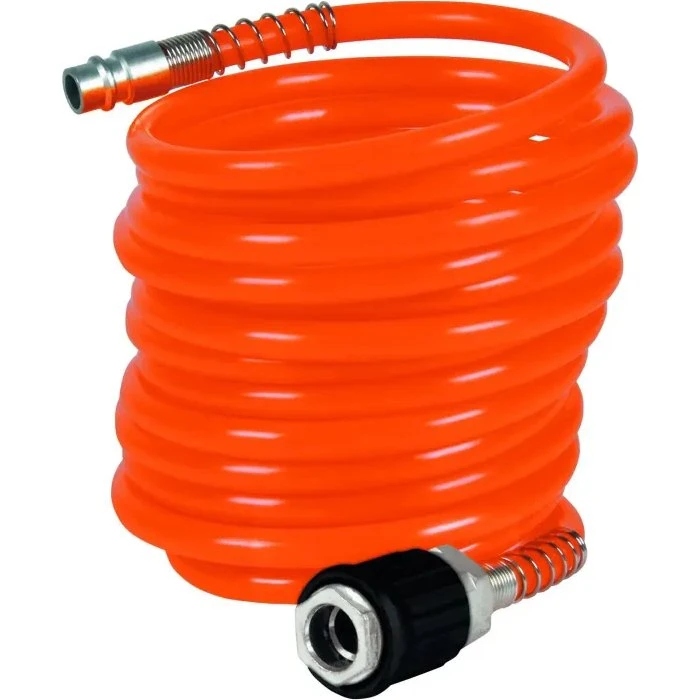 Einhell Spiralslange til trykluft Ø6 mm x 4 m m/koblinger