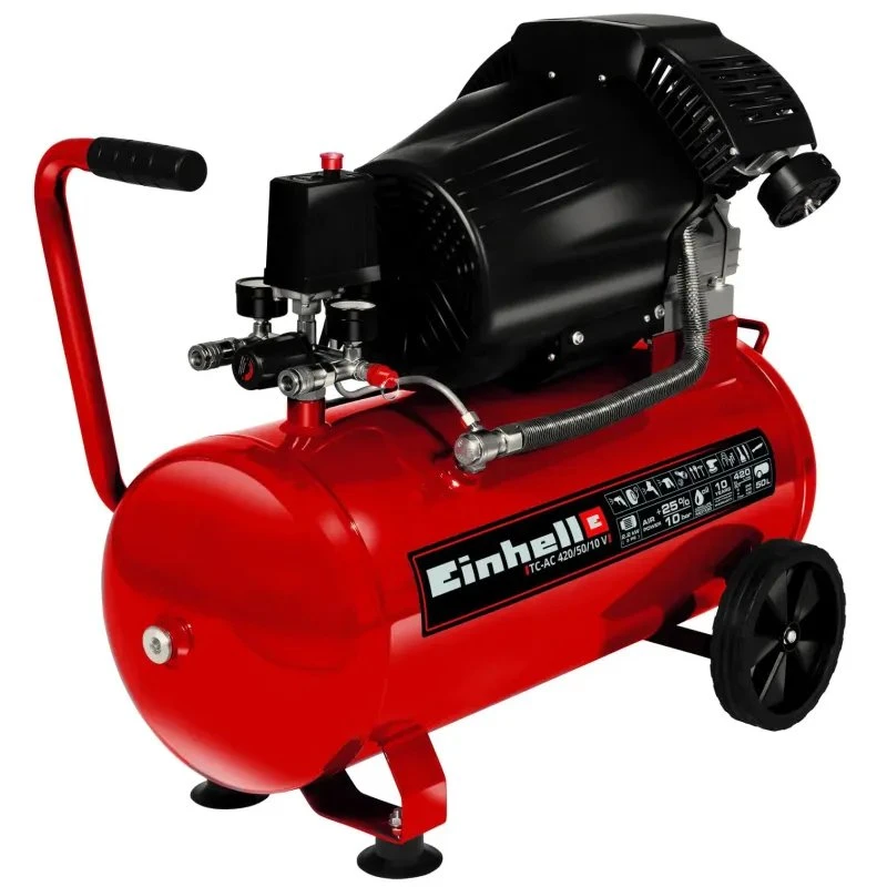 Einhell TC-AC 420/50/10 V kompressor – 50 L, 10 bar, 2200 W